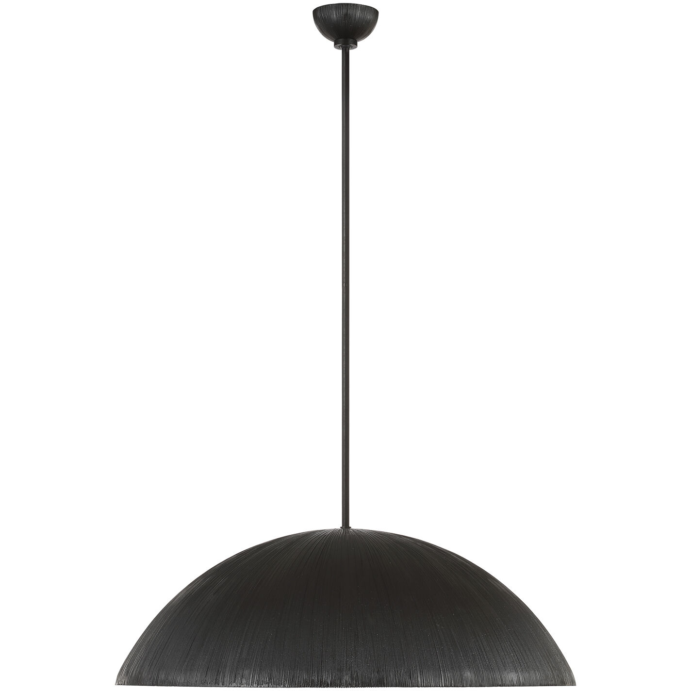 Kelly Wearstler Utopia LED 30 inch Aged Iron Sculpted Pendant Ceiling Light