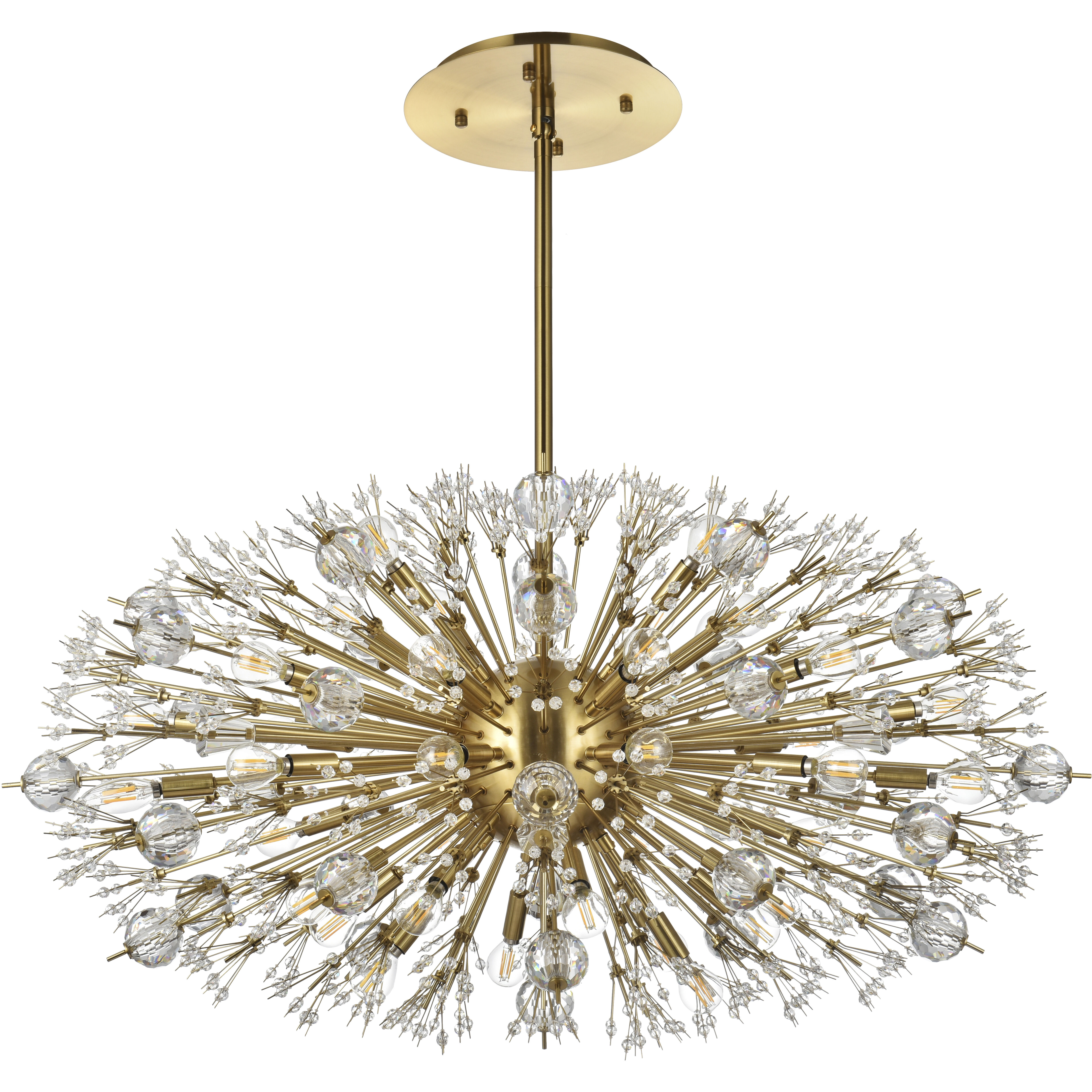 Vera 38 Light 42 inch Gold Pendant Ceiling Light
