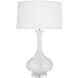 Pike 32.75 inch 150.00 watt Lily Table Lamp Portable Light in Lucite