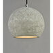 Crete LED 7 inch Polished Chrome Single Pendant Ceiling Light