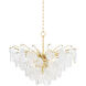 Darcia 15 Light 35.75 inch Aged Brass Chandelier Ceiling Light