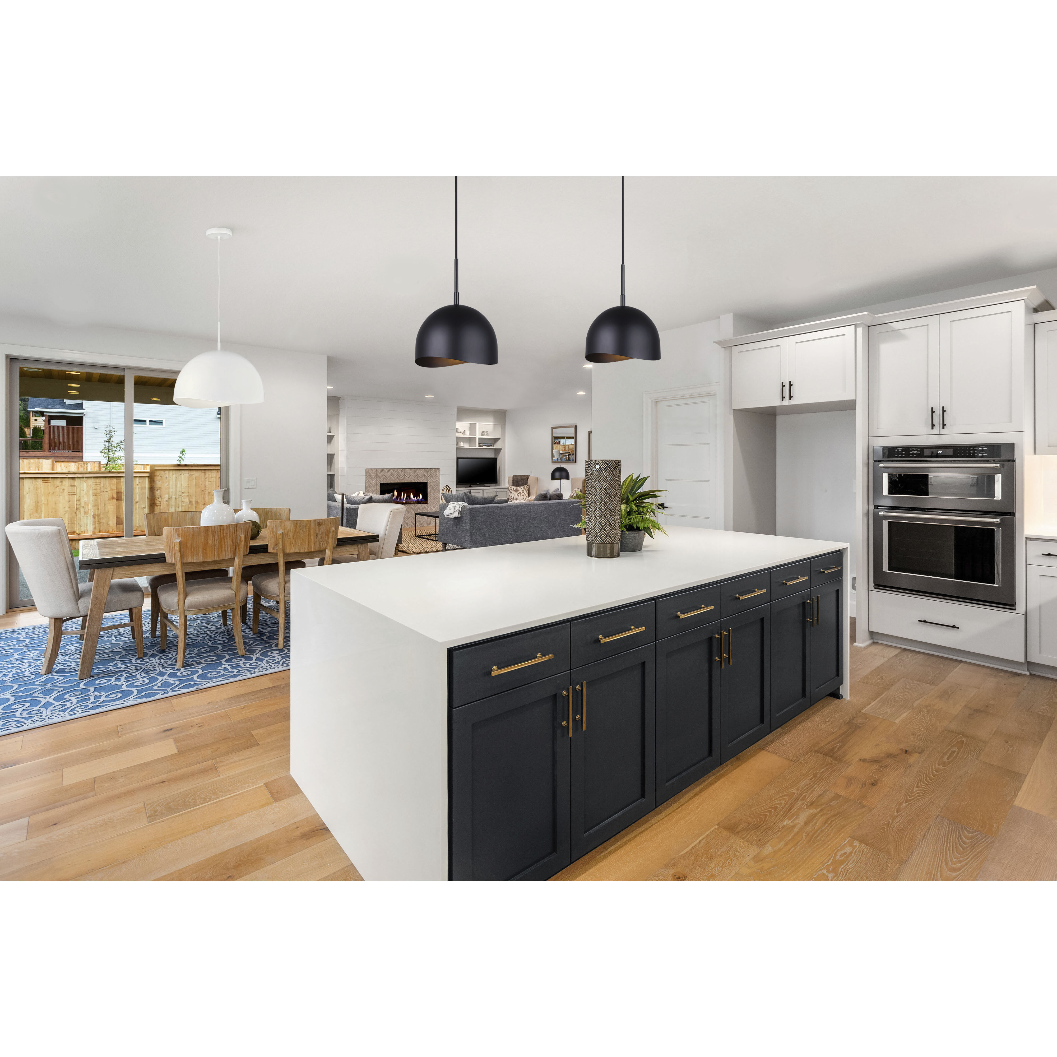 Henlee 1 Light 15.75 inch White Pendant Ceiling Light