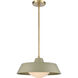 Gilman 1 Light 16 inch Satin Brass Pendant Ceiling Light