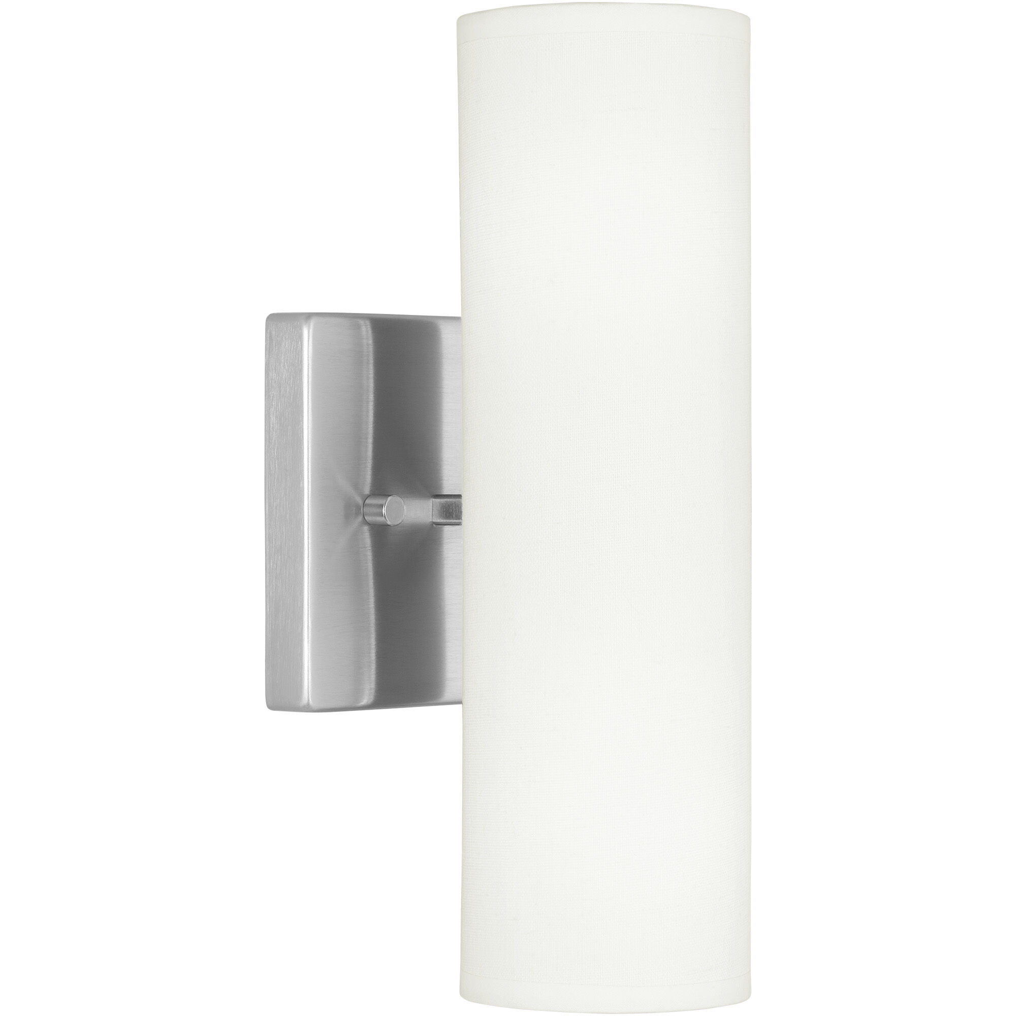 Drew & Jonathan Capalino 2 Light 5 inch Brushed Steel Sconce Wall Light