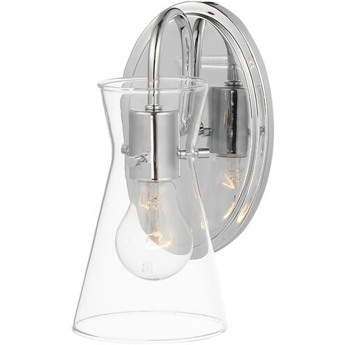 Ava 1 Light 5 inch Polished Chrome Bath Vanity Light Wall Light