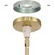 Montclair 8 Light 32 inch Brushed Gold and White Chandelier Ceiling Light
