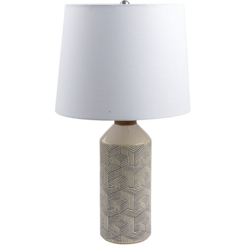 Gouverneur 22.75 inch 100 watt Beige Accent Table Lamp Portable Light