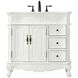 Danville 36 X 36 inch Antique White Bathroom Vanity Cabinet