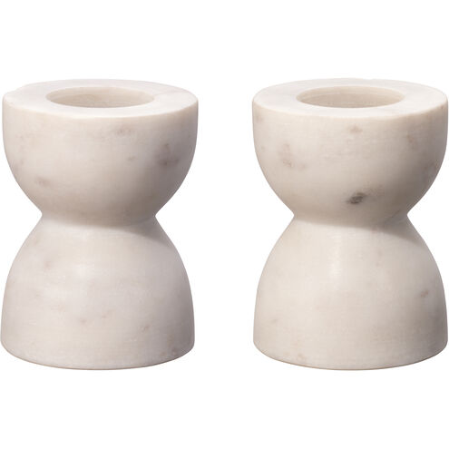 Petit 4 X 3 inch Candlesticks, Set of 2