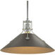 Henry 1 Light 14.4 inch Vintage Platinum and Oil Rubbed Bronze Mini Pendant Ceiling Light in Vintage Platinum/Oil Rubbed Bronze, Medium