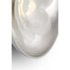 Barbara Barry Petaluma LED 10.5 inch Matte White and Burnished Silver Leaf ADA Reflector Sconce Wall Light