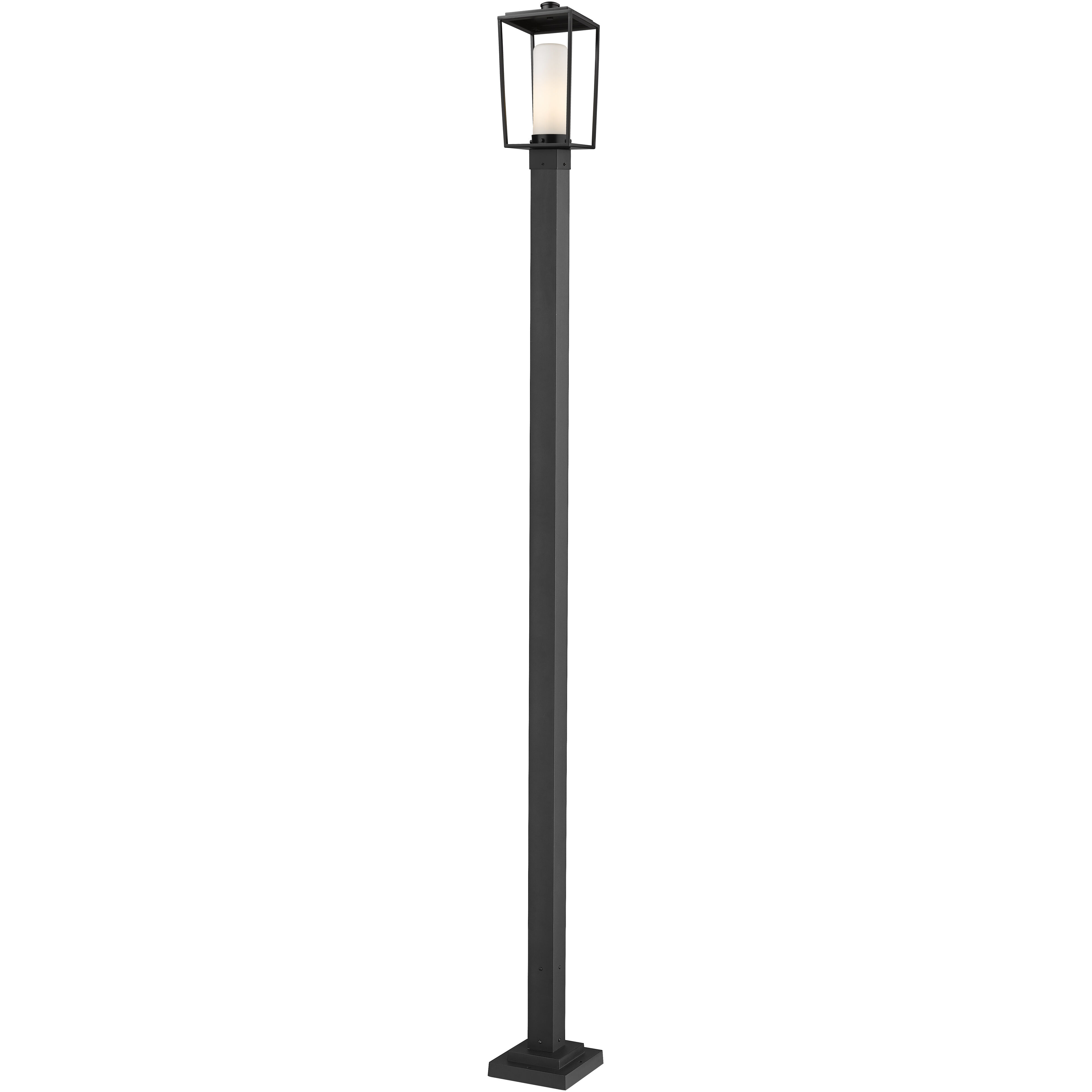 Sheridan 1 Light 111.25 inch Black Outdoor Post Mounted Fixture