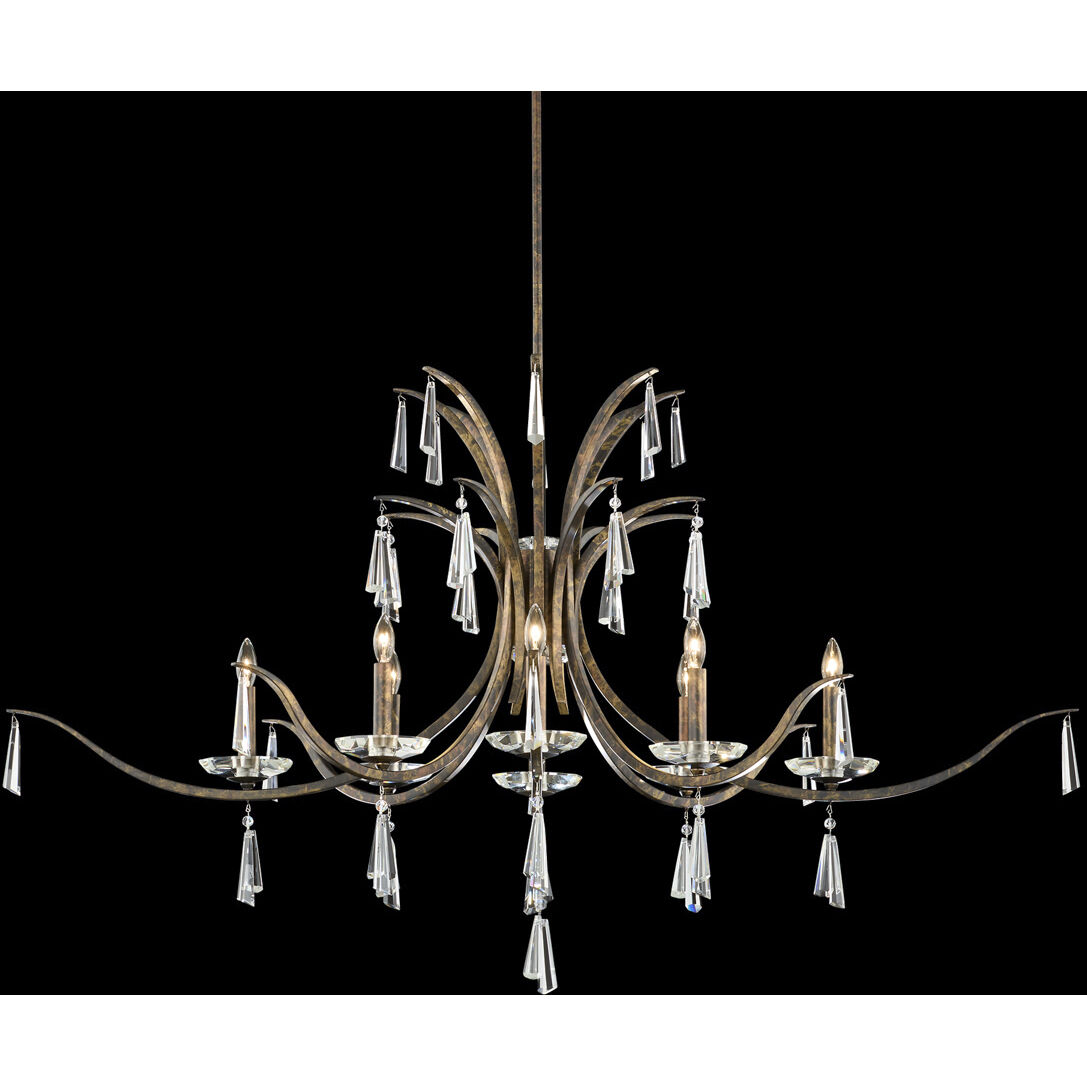 Signature Tinsley 8 Light 52.5 inch French Gold Chandelier Ceiling Light