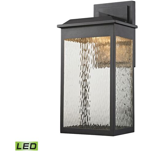 Newcastle LED 22 inch Textured Matte Black Outdoor Wall Sconce