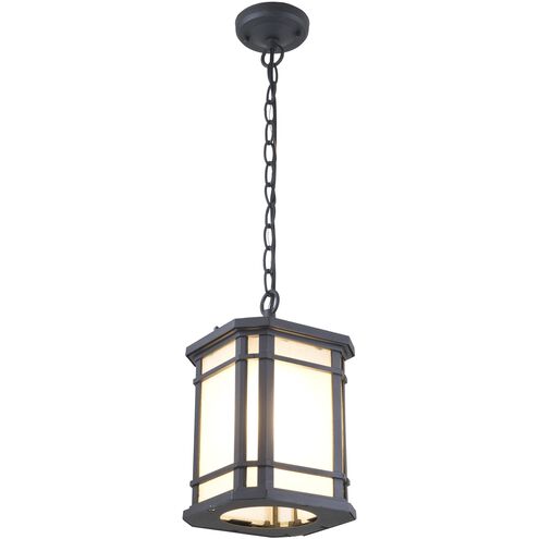 Cardiff 1 Light 7.5 inch Black Outdoor Pendant