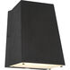 Edge EM 5.5 inch Black ADA Wall Sconce Wall Light