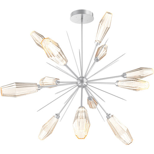 Aalto LED Classic Silver Chandelier Ceiling Light, Starburst