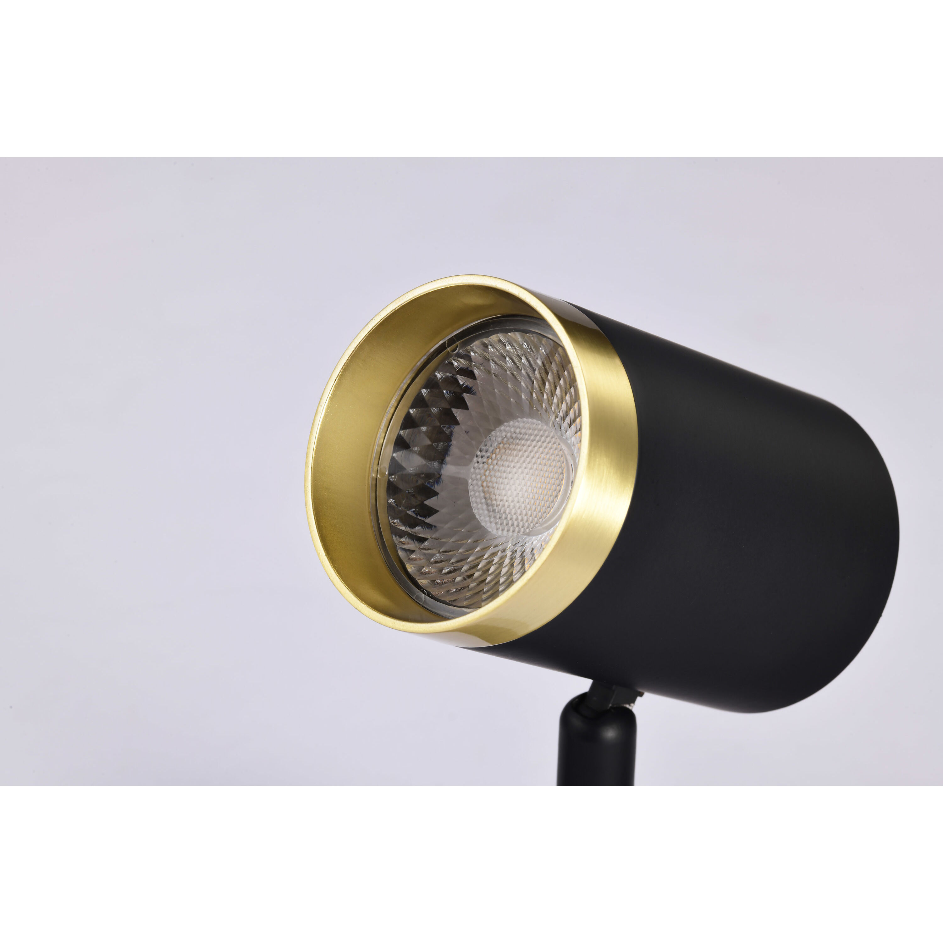 Nuvo TH647 Brentwood 1 Light 120 Matte Black and Brushed Brass Track Lighting Ceiling Light