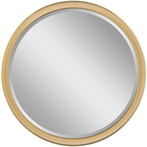 Thomas O'Brien Tricia 30 X 30 inch Polished Nickel and Gild Illuminated Round Mirror