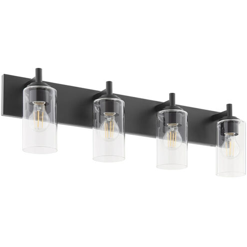 Fallstaff 4 Light 31.5 inch Matte Black Vanity Light Wall Light