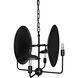 Satellite 4 Light 23 inch Matte Black Pendant Ceiling Light