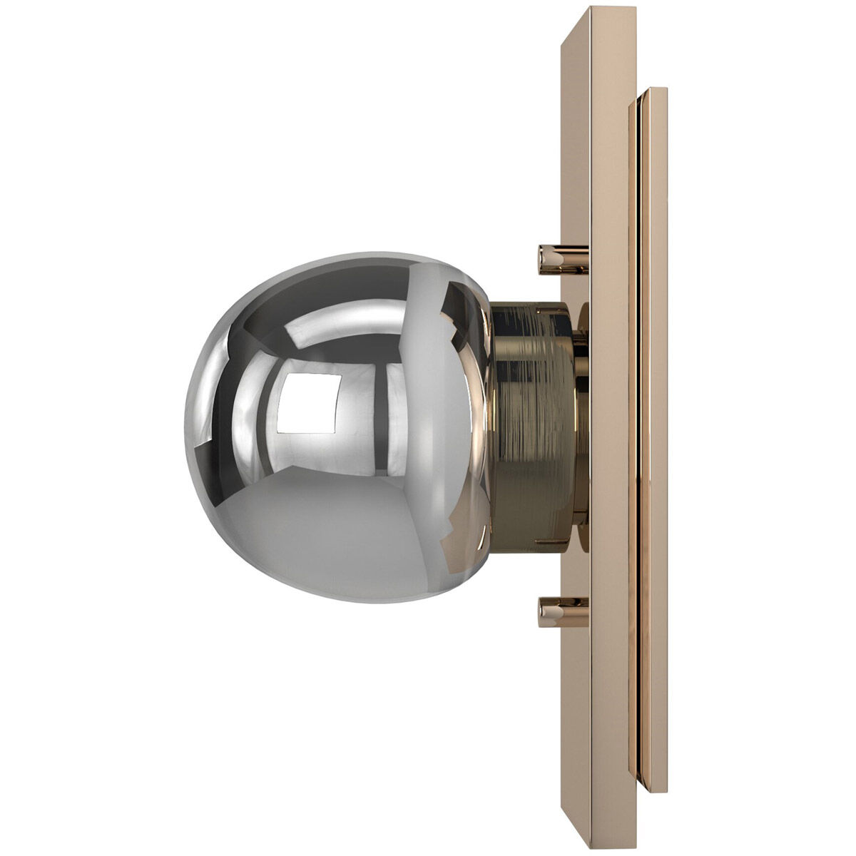EVOLV LED 3.5 inch Brushed Brass ADA Wall Sconce Wall Light, Luna Family