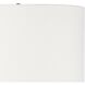Nova 25 inch 150.00 watt White Table Lamp Portable Light
