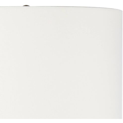 Nova 25 inch 150.00 watt White Table Lamp Portable Light