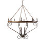Hill Country 12 Light Darkened Bronze and Darkened Copper Chandelier Ceiling Light