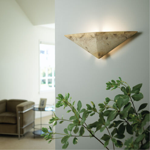 Ambiance Triangle LED 21 inch Hammered Iron ADA Wall Sconce Wall Light in 1000 Lm LED