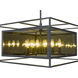 Infinity 12 Light 24 inch Misty Charcoal Chandelier Ceiling Light