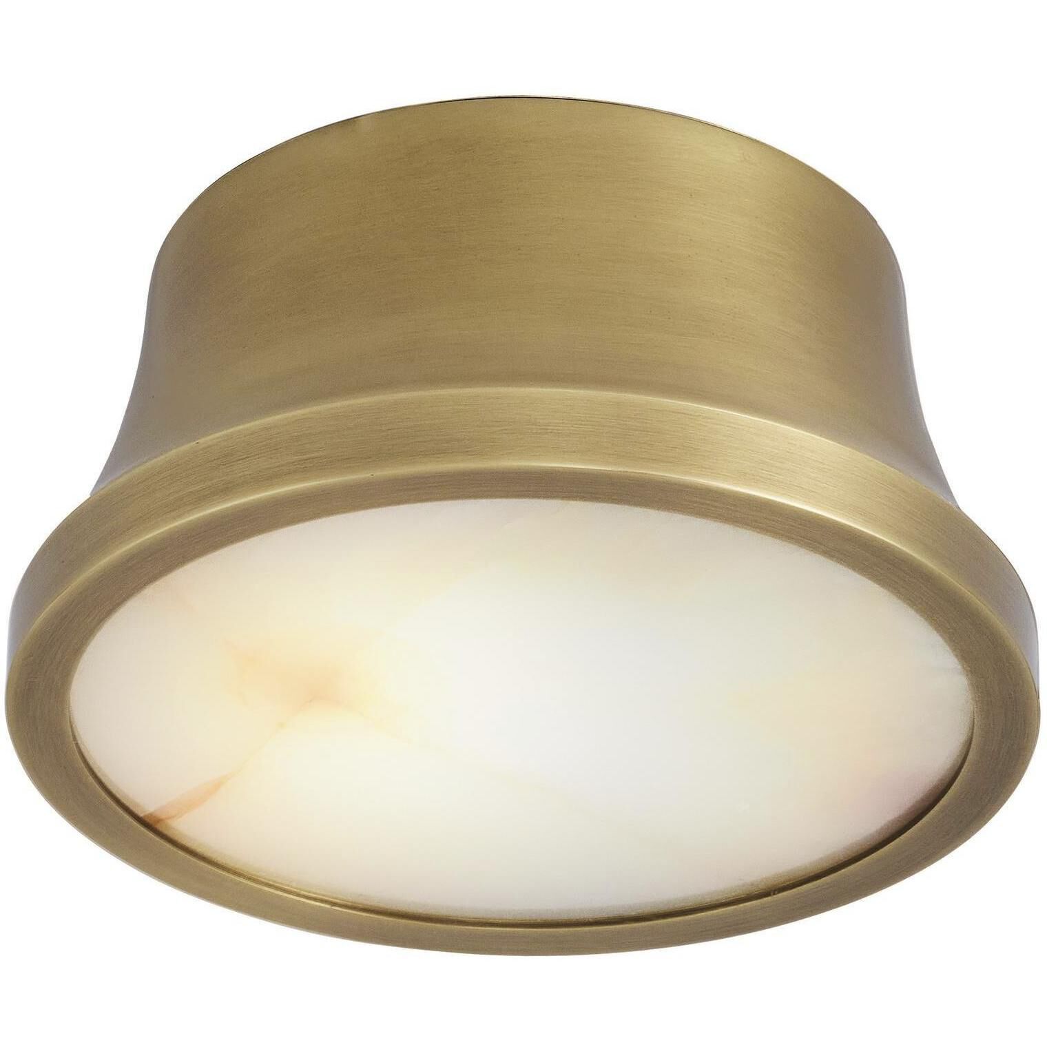 Louisa 1 Light 6.5 inch Antique Brass Flush Mount Ceiling Light