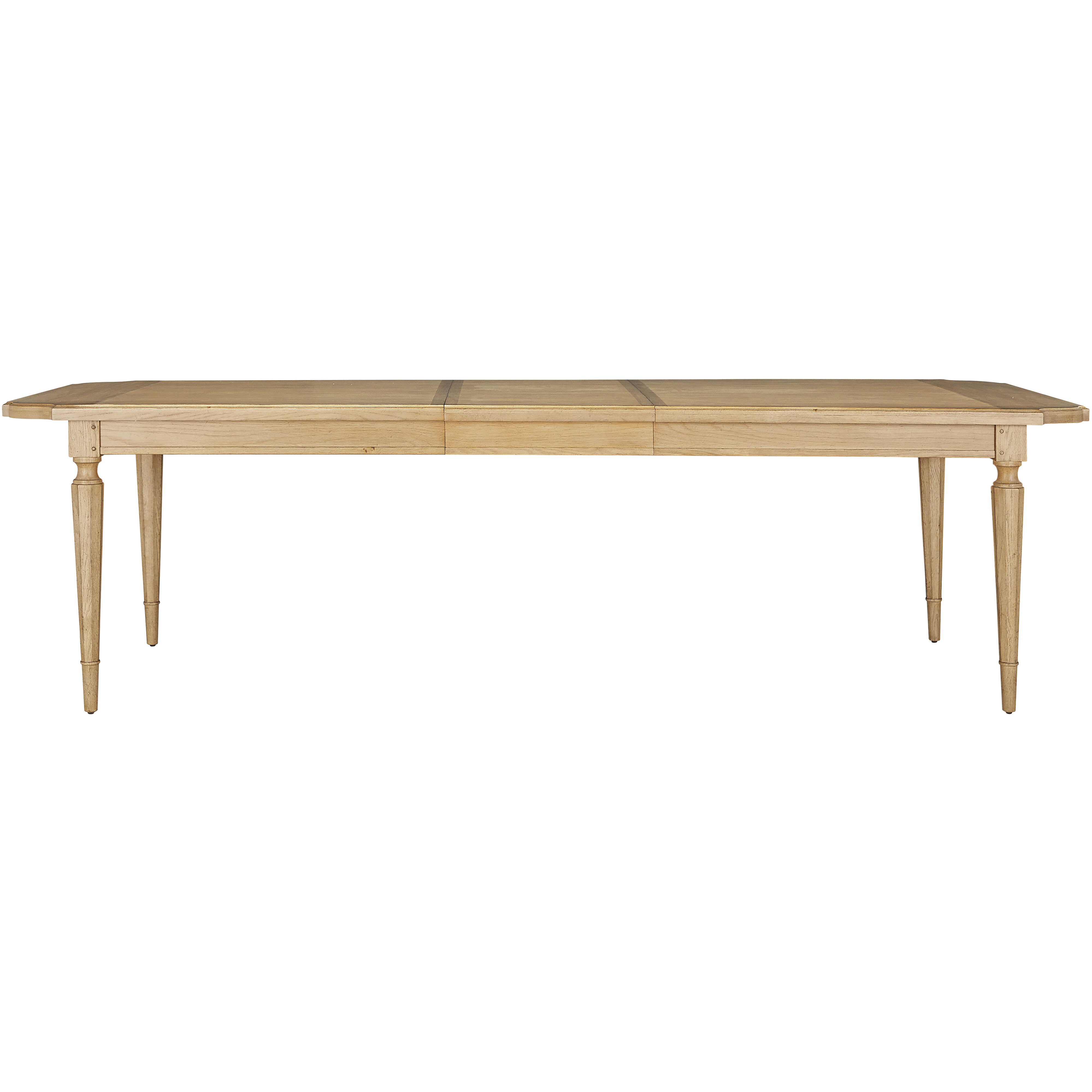 Mathis 86 X 40 inch Bleached French Oak Extension Dining Table