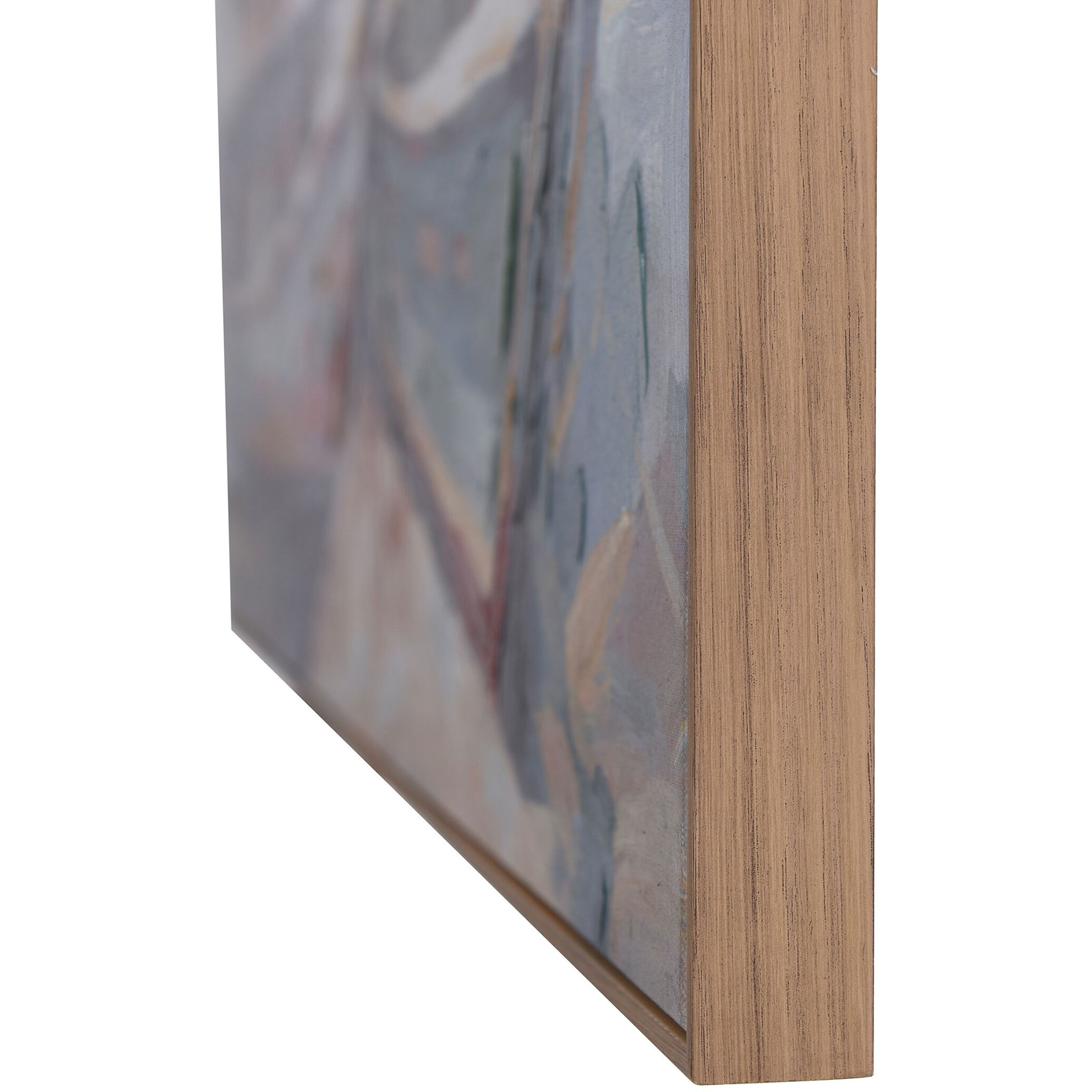 Cameron Red-Blue-and Grey Multi-color-Printed Wall Art