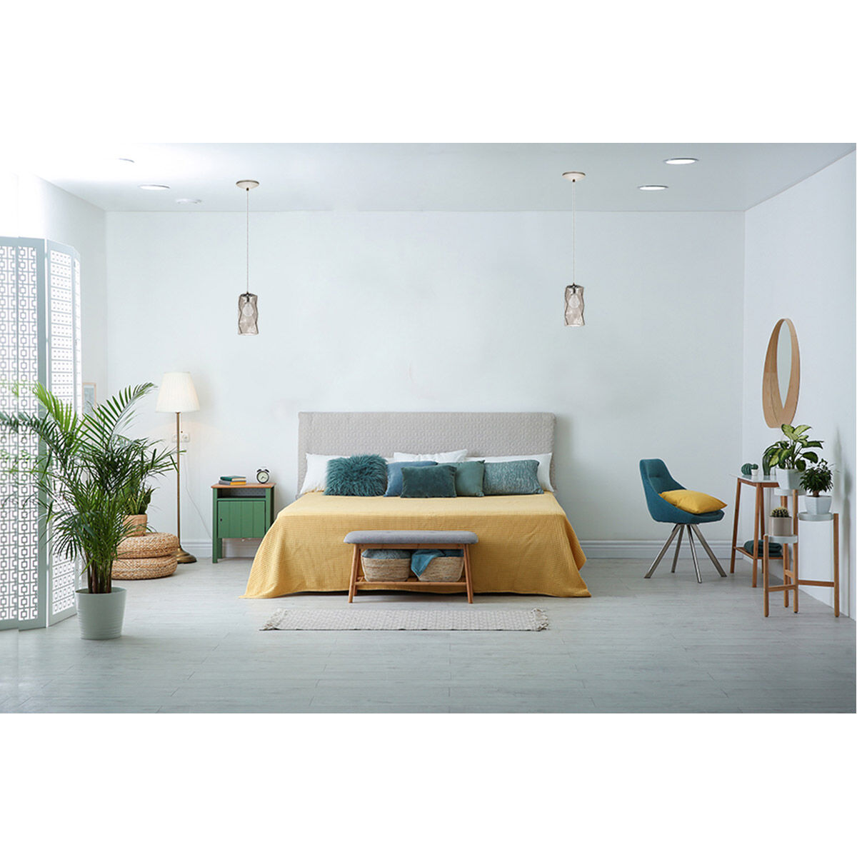 Estevau 1 Light 4.96 inch Satin Nickel Mini Pendant Ceiling Light