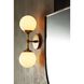 Polaris 2 Light 5.5 inch Antique Brass Wall Sconce Wall Light