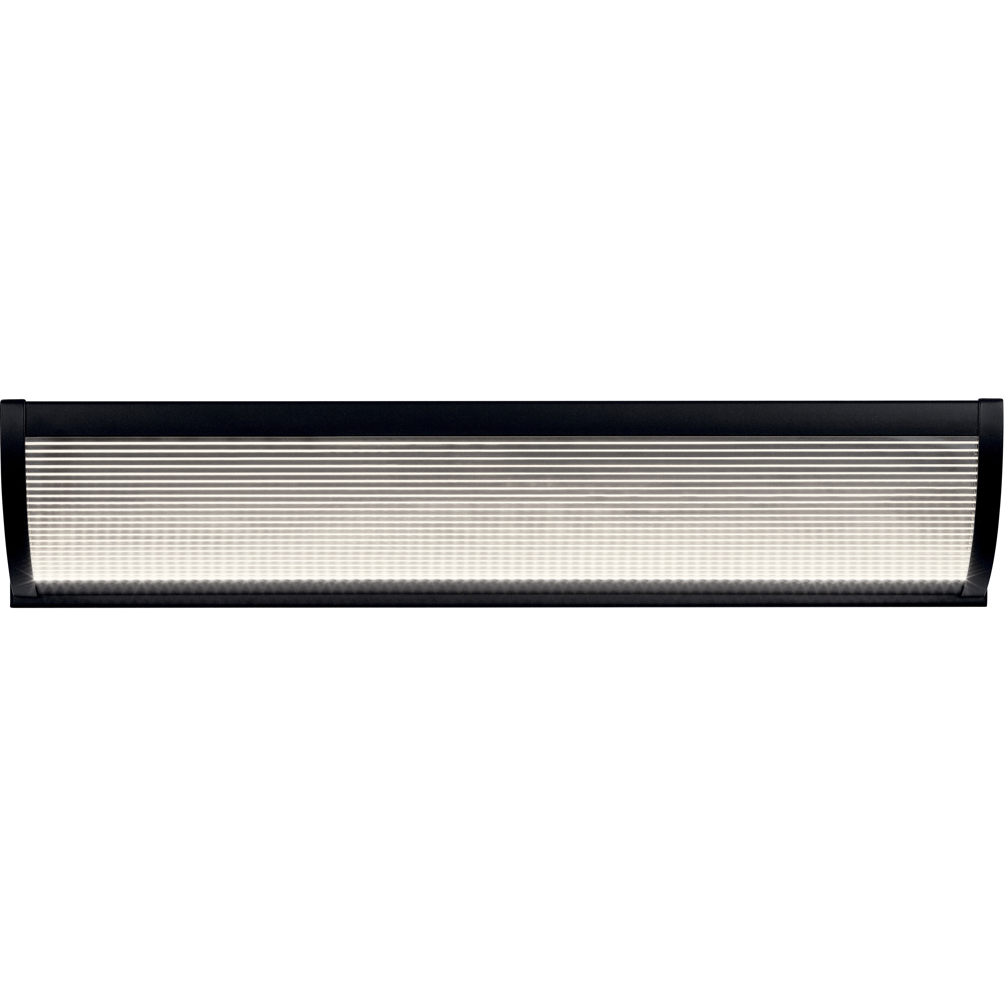 Roone LED 24 inch Matte Black Bathroom Vanity Light Wall Light, Medium