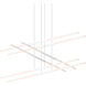 Tik-Tak LED 48 inch Satin White Pendant Ceiling Light