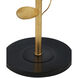 Vittoria 66.75 inch 150 watt Antique Gold Leaf Floor Lamp Portable Light
