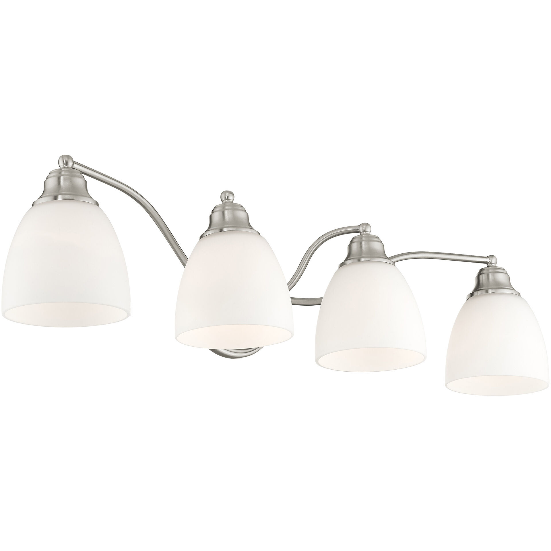 Somerville 4 Light 30 inch Brushed Nickel Bath Vanity Wall Light