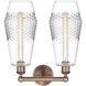Windham 2 Light 16 inch Antique Copper Bath Vanity Light Wall Light