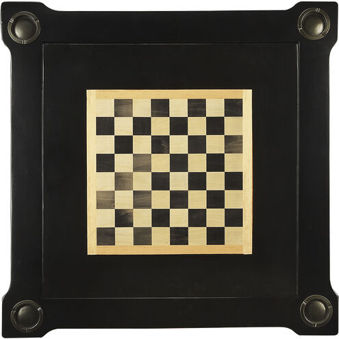 Masterpiece Vincent  36 X 36 inch Black Licorice Game Table