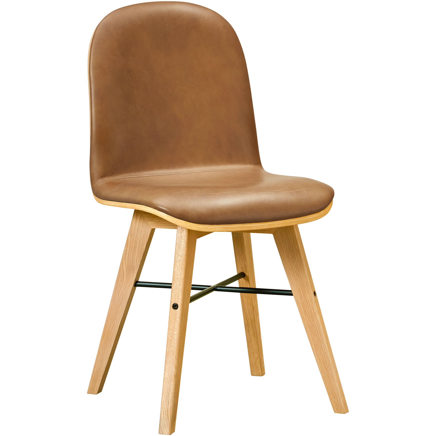 Napoli Brown Dining Chair, Set of 2