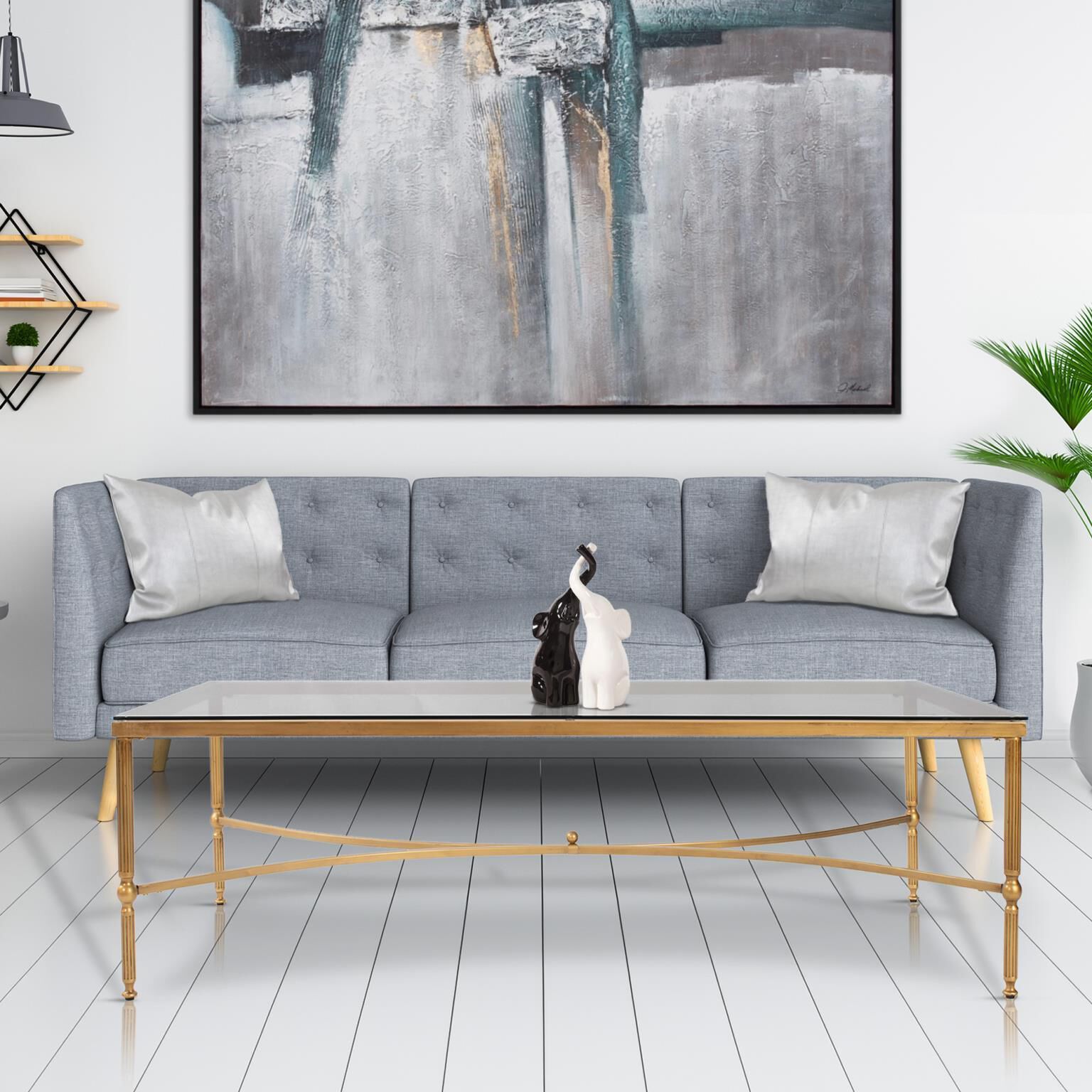 Bonnifait 58 X 18.5 inch Antique Bronze Coffee Table