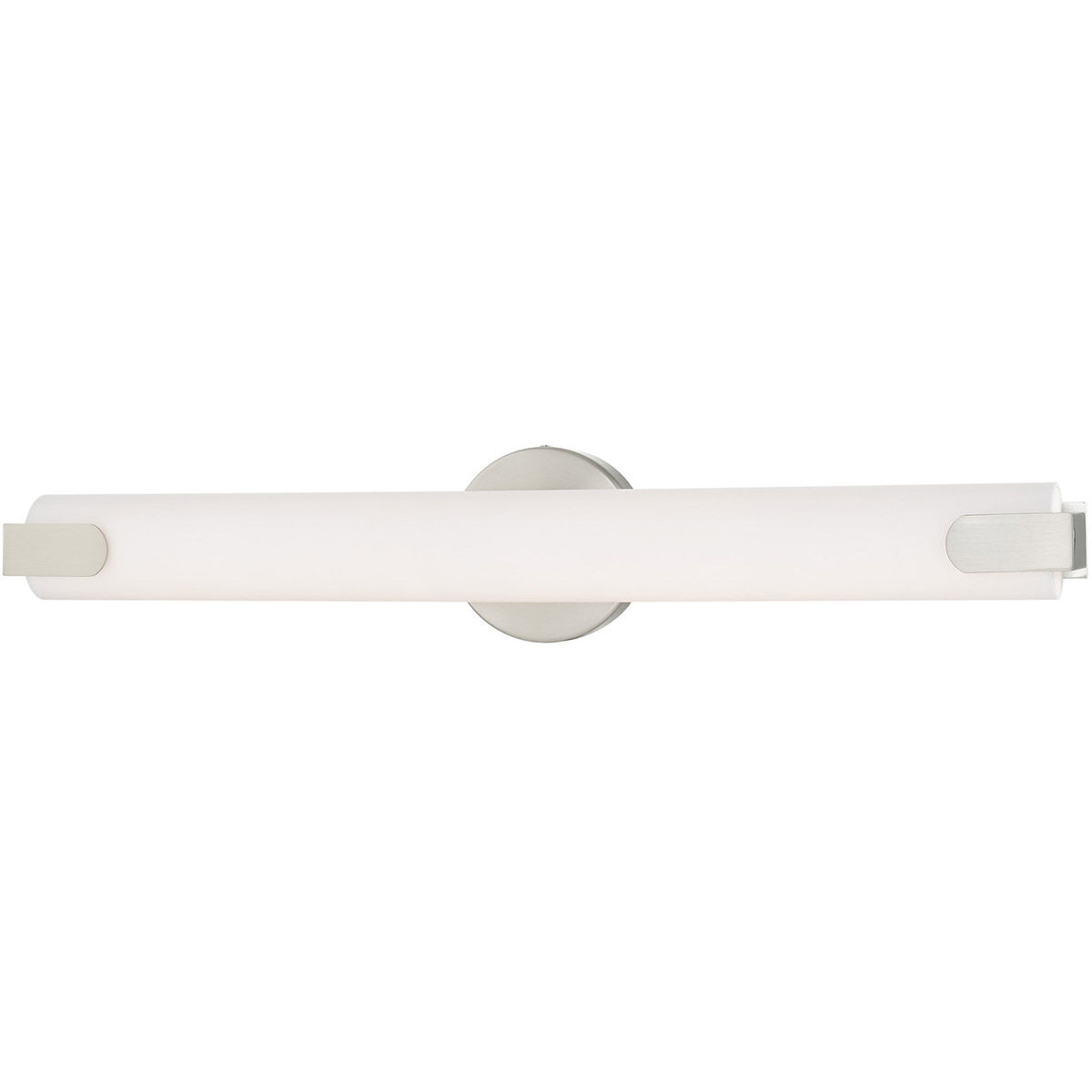 Lund LED 4 inch Brushed Nickel ADA Bath Vanity Wall Light
