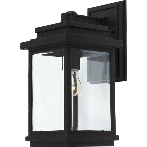 Freemont 1 Light 14 inch Black Outdoor Wall Light