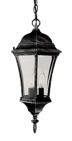 Summerville 3 Light 9 inch Black Outdoor Hanging Lantern