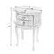 Whitley Oval Side Table in Gray