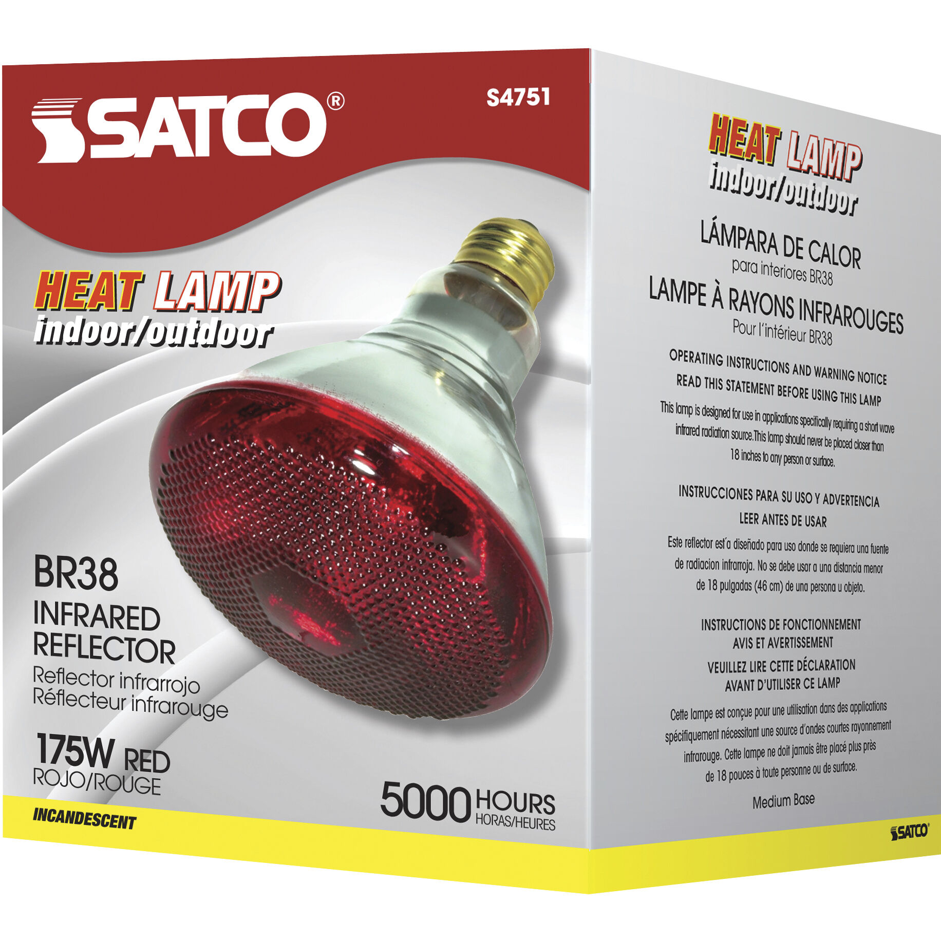 Lumos Incandescent BR38 Medium E26 175 watt 120V Light Bulb