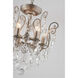 Canada 6 Light 16 inch Pewter Chandelier Ceiling Light, Pewter Frame